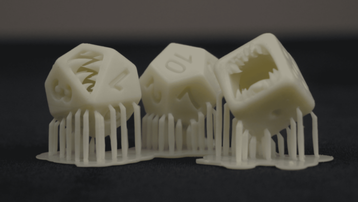 Кубики надруковані на 3d принтері